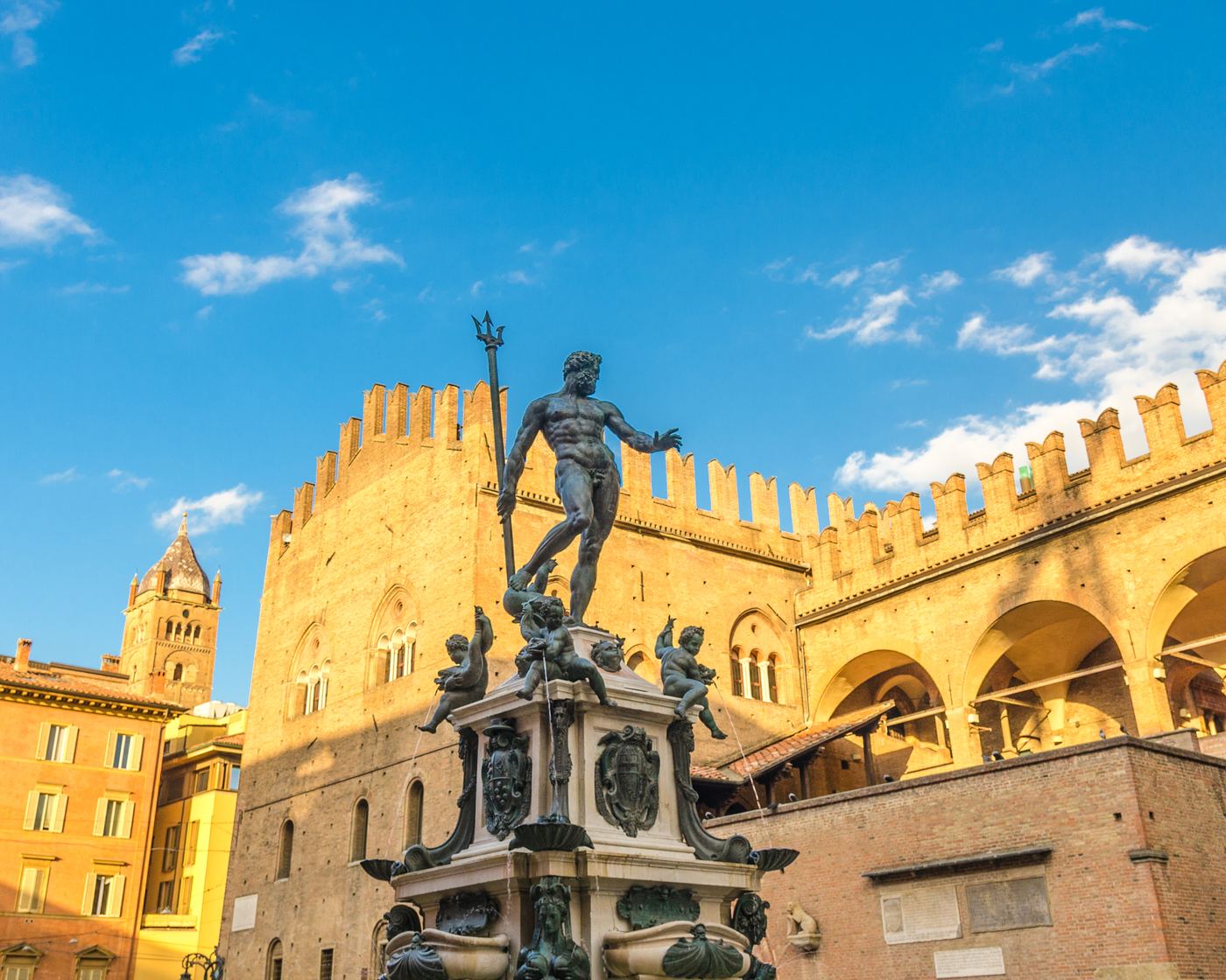 La Fontana del Nettuno in Piazza Maggiore a Bologna